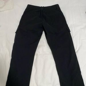 Black cargo pants